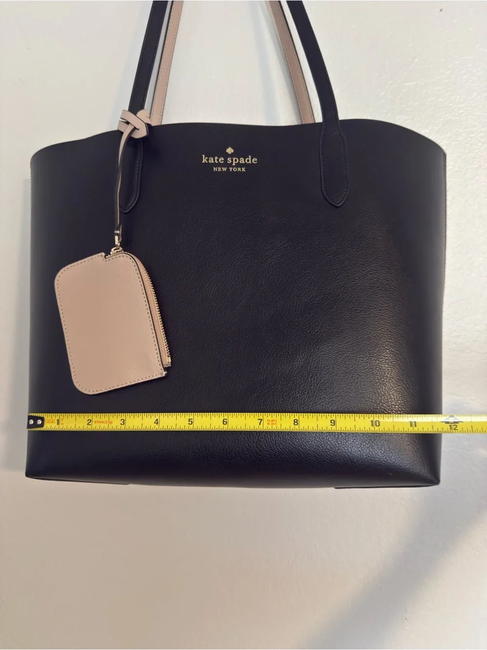 Kate Spade New York Black Reversible Tote | Black/Beige| Large Everyday Bag